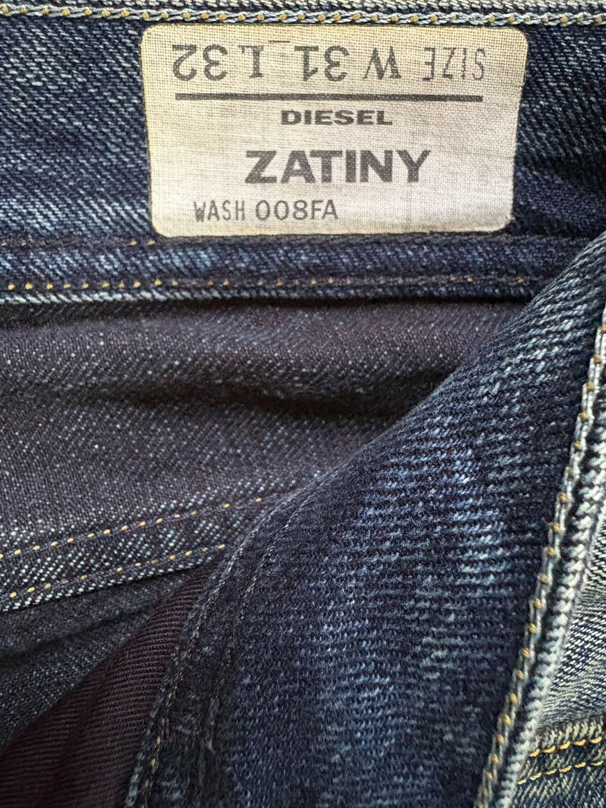 Diesel Vintage Diesel Zanity Button Fly Mud Wash Bootcut Jeans Size US 34 / EU 50 - 9 Thumbnail