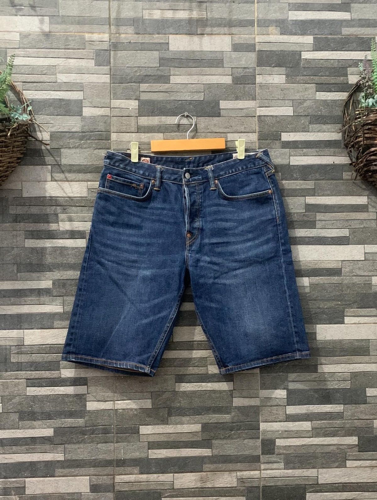 Evisu Evisu Selvedge Denim Shortpants Size US 34 / EU 50 - 2 Thumbnail
