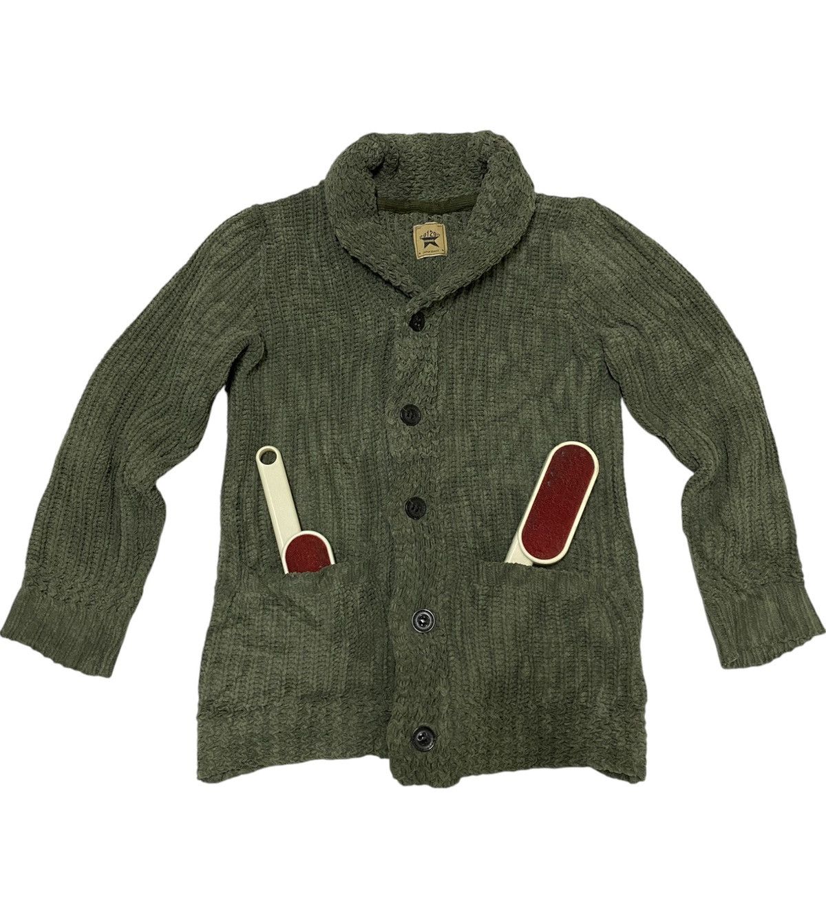 291295 Homme Cardigan Cable Knit Sweater (C3)