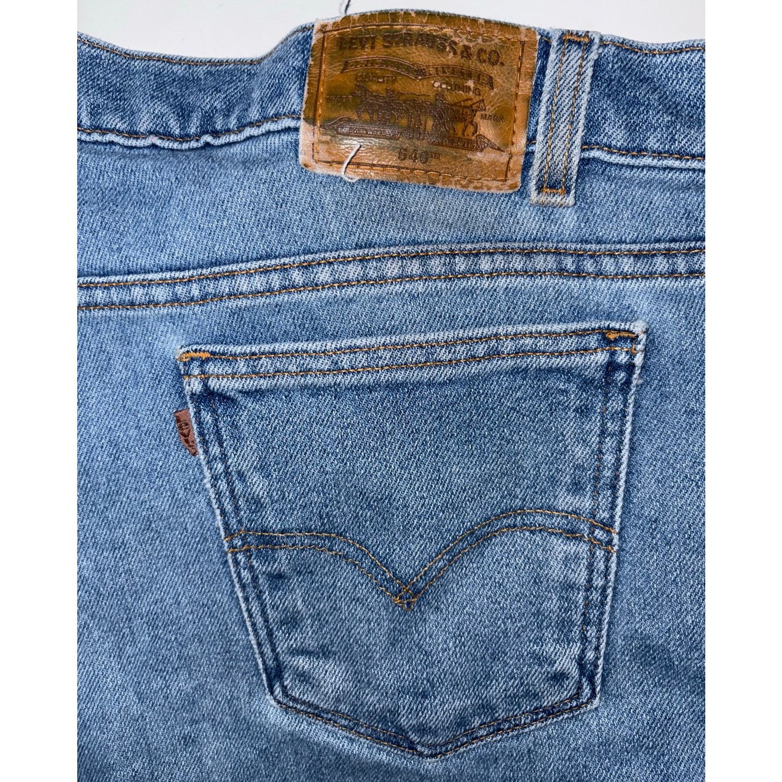 Levi's Vintage Levi’s 540 blue denim W42 L34 orange tag Flex Size US 42 / EU 58 - 4 Thumbnail