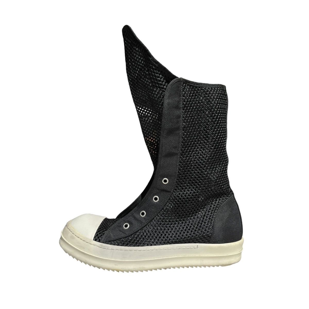 Rick Owens × Rick Owens Drkshdw Rare netted high tongue Ramones Size US 8 / EU 41 - 1 Thumbnail