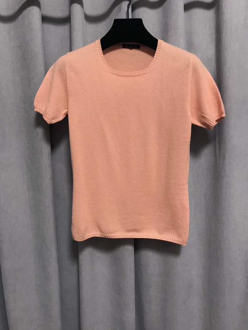 Loro piana Cashmere short-sleeved shirt 2506-Nextarrow