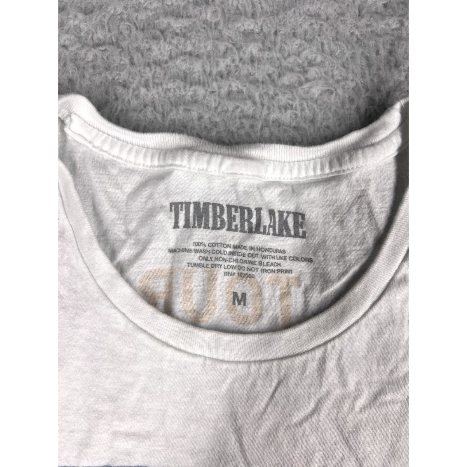 Vintage Justin Timberlake VINTAGE Concert Tank Top Girls Juniors White 100% Cotton Summer Music Clothing Size M / US 6-8 / IT 42-44 - 7 Thumbnail