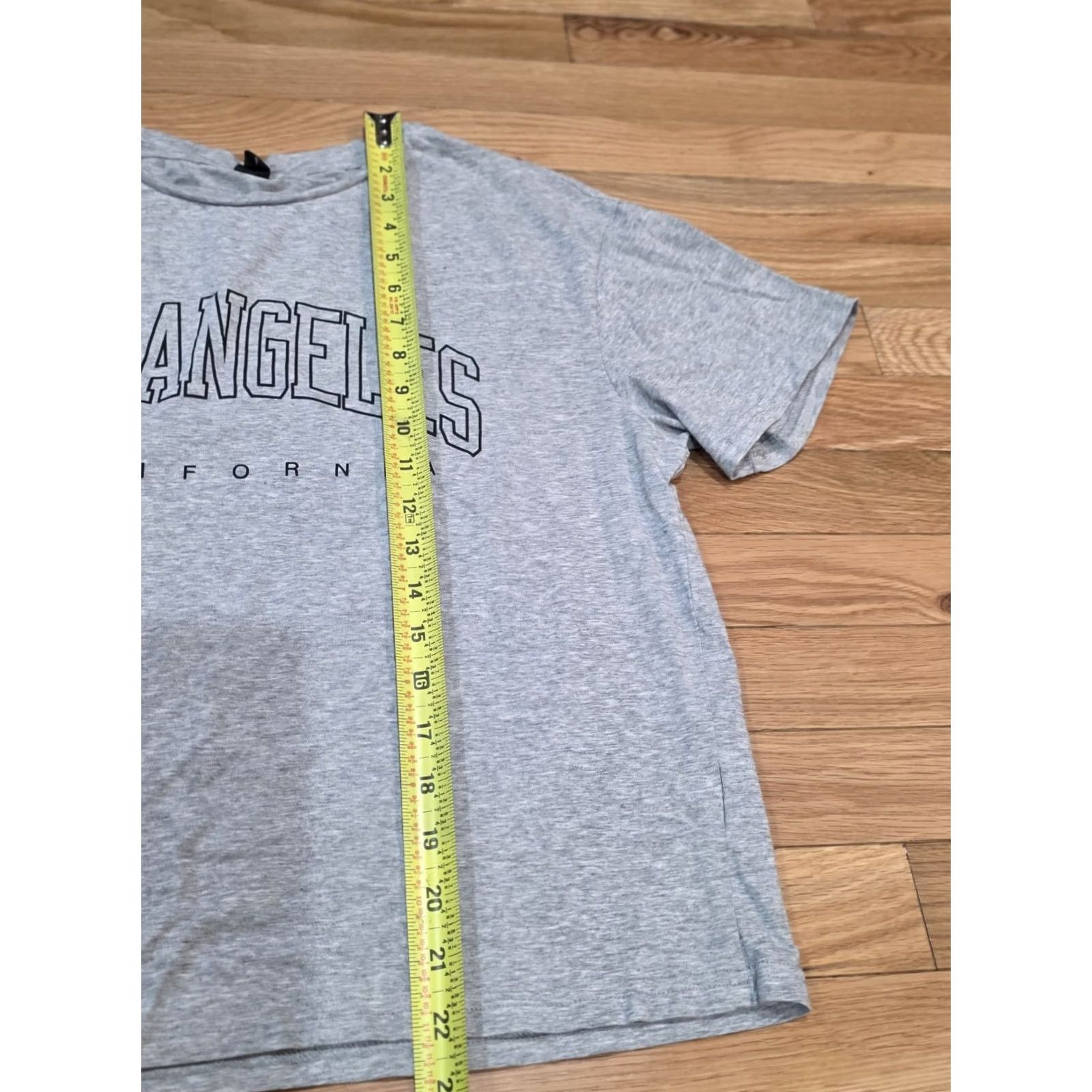 Shein SheIn Gray T-Shirt Los Angeles Shirt Women M Medium Size M / US 6-8 / IT 42-44 - 4 Thumbnail