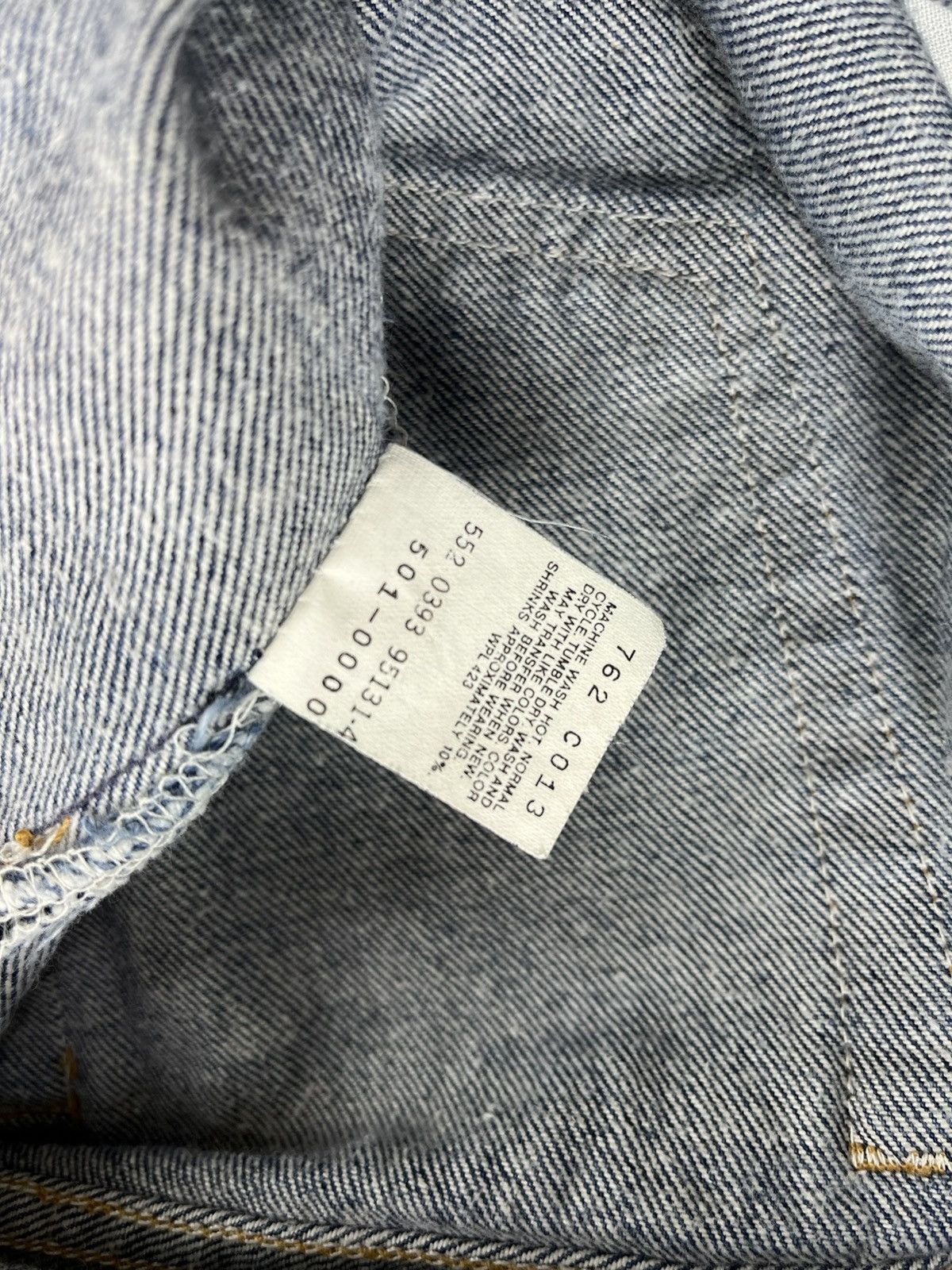 Levi's Vintage Clothing 🇺🇸1990s Vintage Levis 501XX LVC 30x36 Straight Leg Blue Jeans Size US 30 / EU 46 - 12 Thumbnail