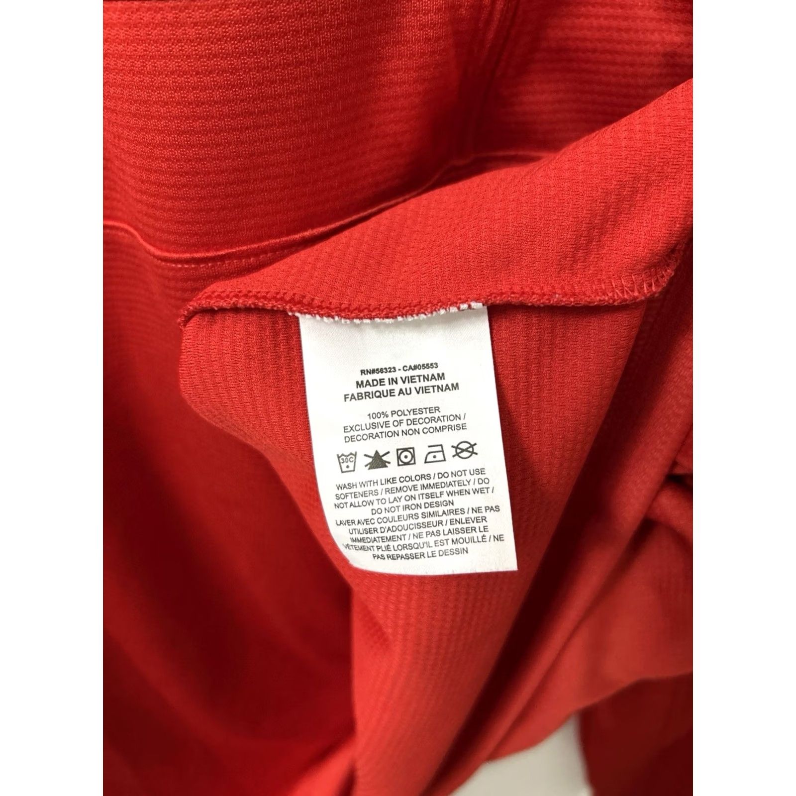 Nike Nike Dri-FIT 1/4 Zip Mens XXL Red Pullover Training Sweatshirt L/S CK6076-657 Size US XXL / EU 58 / 5 - 7 Thumbnail