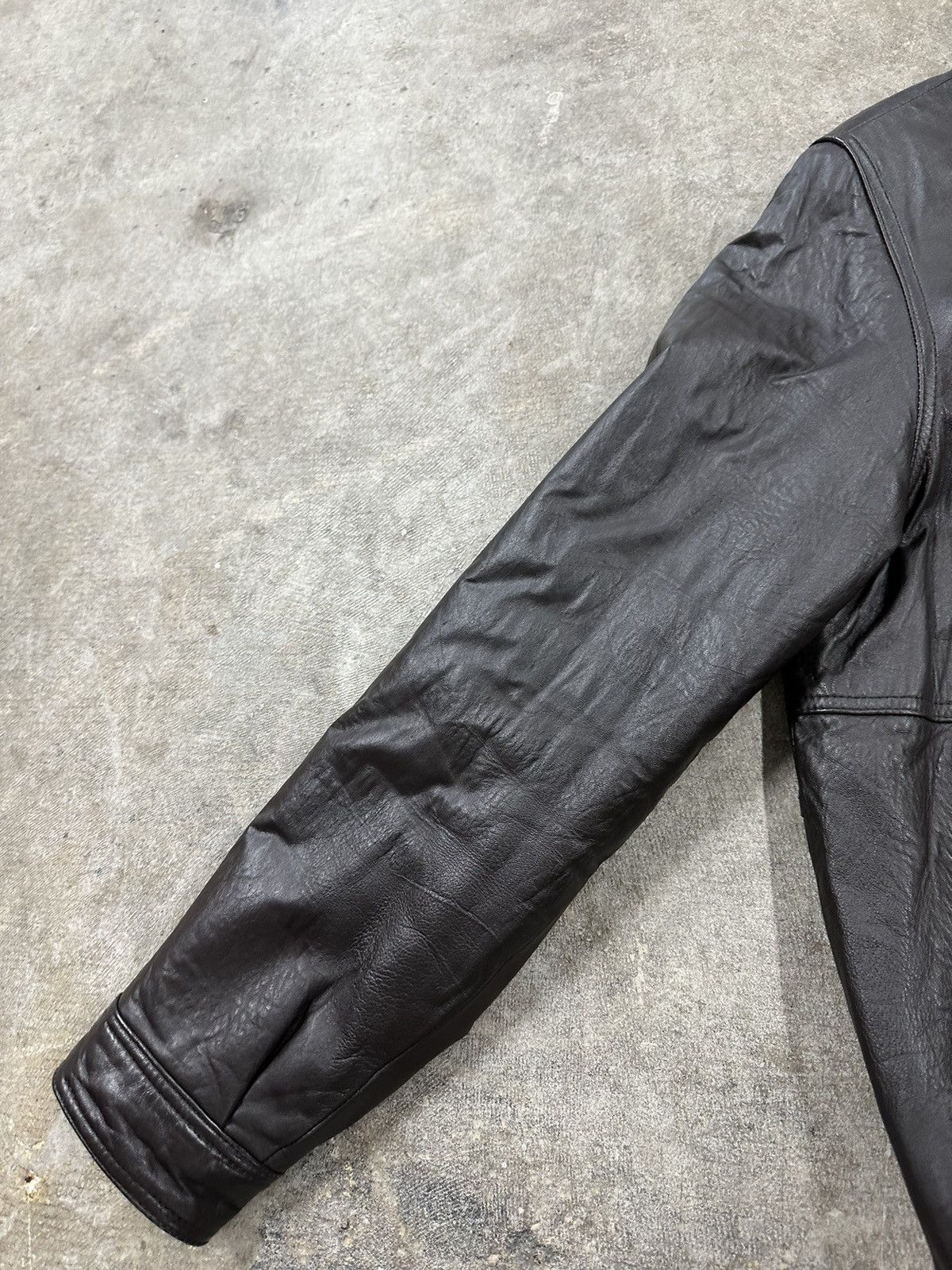 Chaps Ralph Lauren Vintage 90s Chaps Ralph Lauren Brown Leather Jacket Size US M / EU 48-50 / 2 - 5 Thumbnail