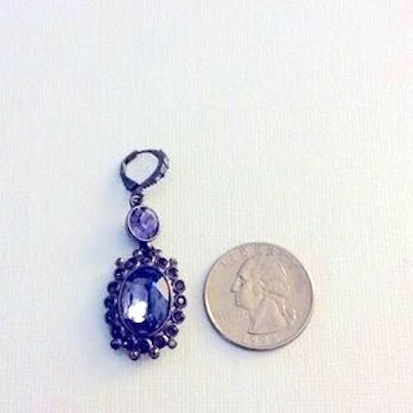Givenchy GIVENCHY TEARDROP Leverback Dangle EARRINGS Size-@ 2” Length Size ONE SIZE - 6 Thumbnail