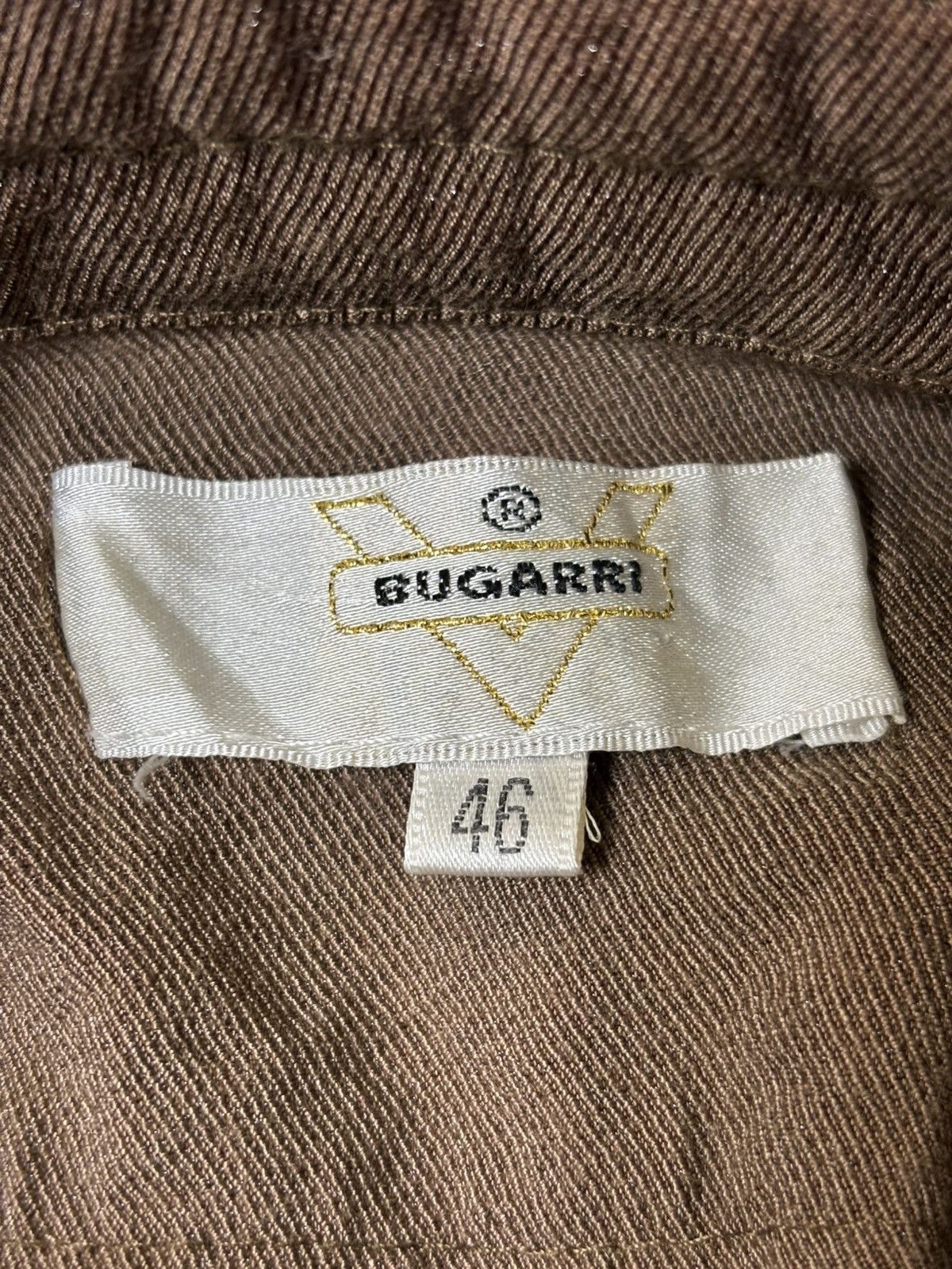 Vintage BUGGARI - Denim Blazer Fairy Style Size L / US 10 / IT 46 - 7 Thumbnail