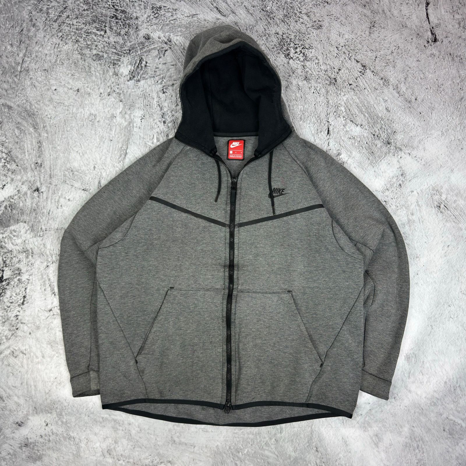 Nike Nike Tech Fleece Windrunner Men's Gray Cotton Hoodie Large Size US L / EU 52-54 / 3 - 2 Thumbnail