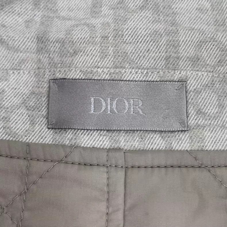 Dior Dior Gray logo jacquart full print cotton lapel single-bre Size US S / EU 44-46 / 1 - 5 Thumbnail