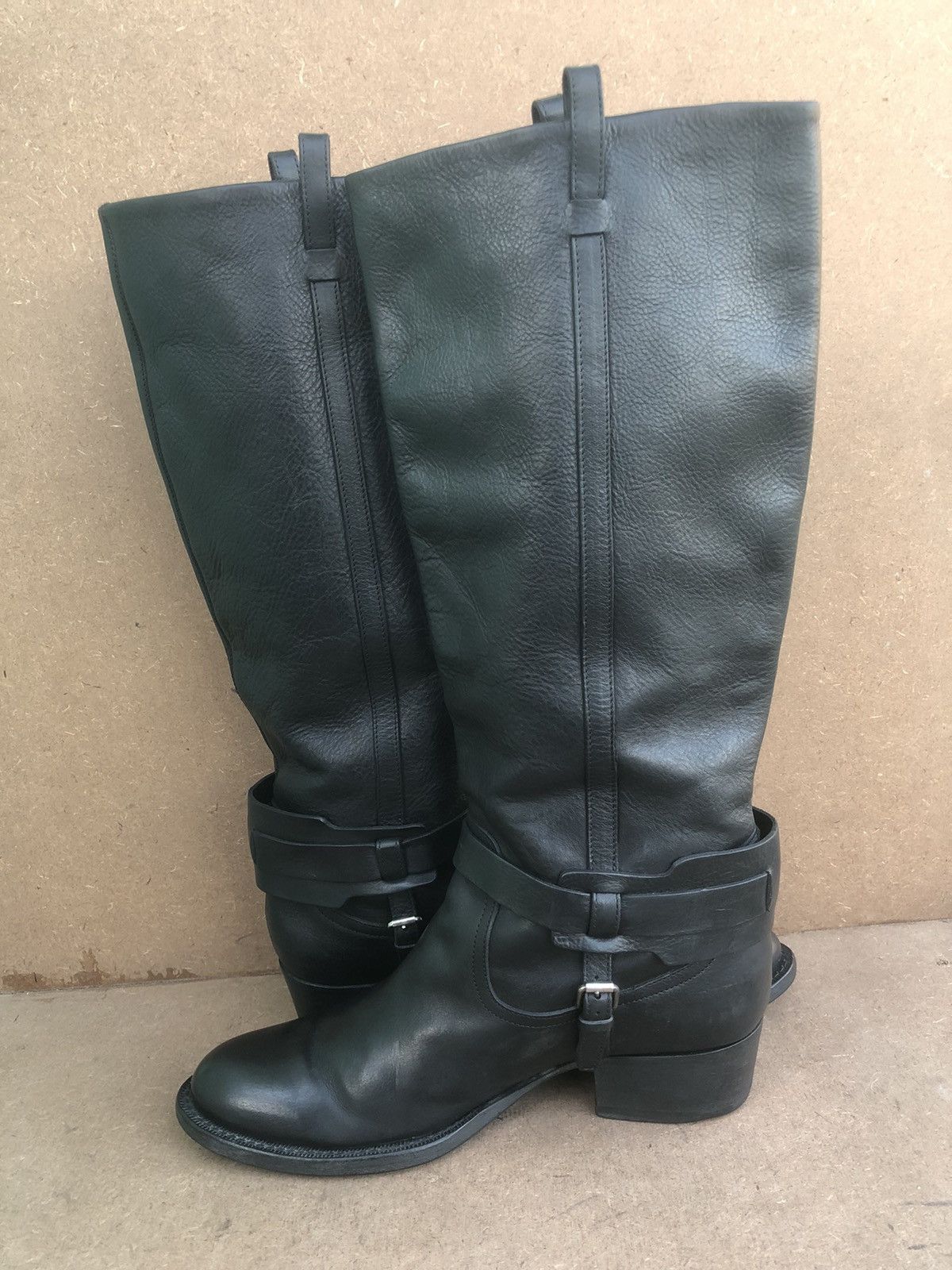 Ralph Lauren Ralph Lauren Black Purple Label Leather Boots Size 10 B Size US 10 / IT 40 - 5 Thumbnail