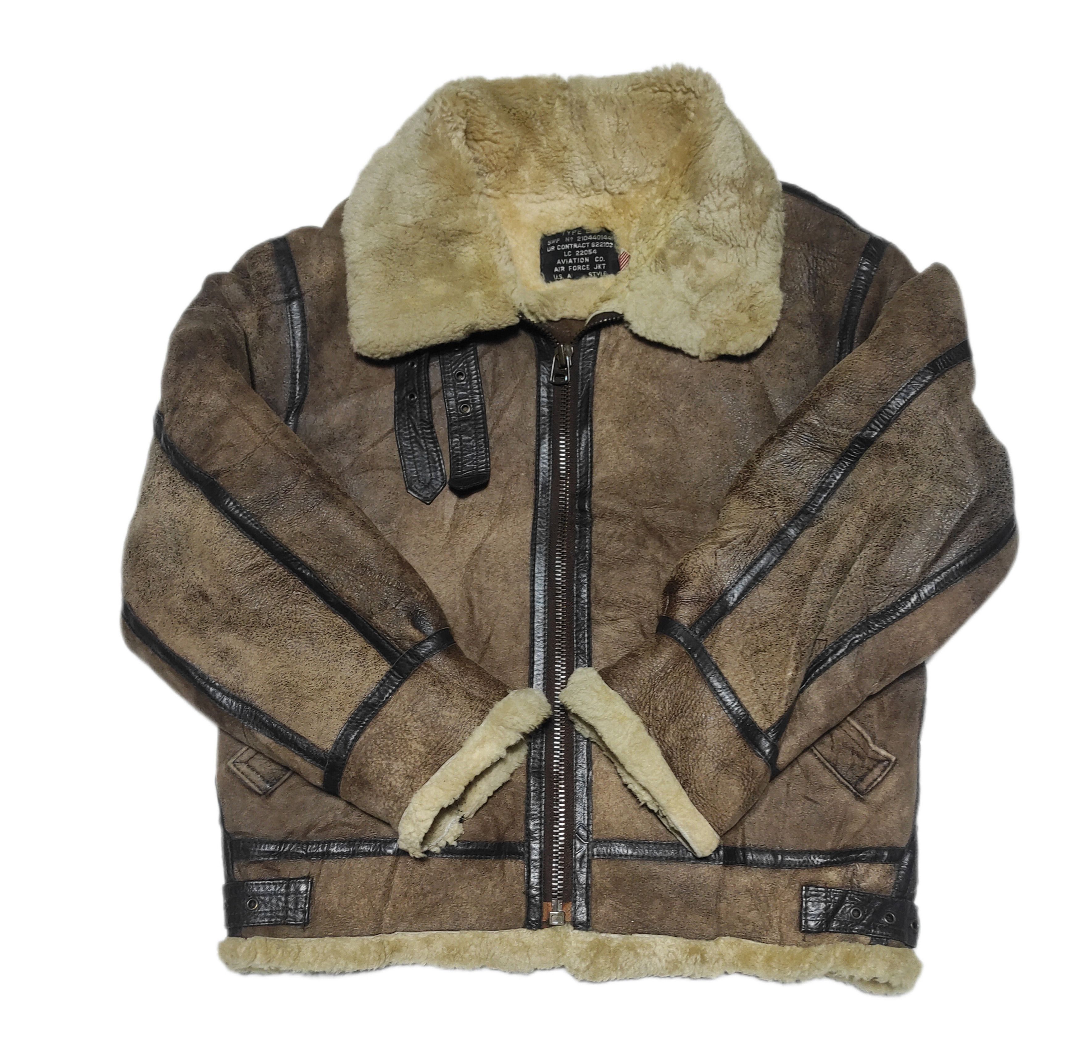 Other Shearling Jacket Type B-3 Air Force By Aviation Co, Size US M / EU 48-50 / 2 - 4 Thumbnail