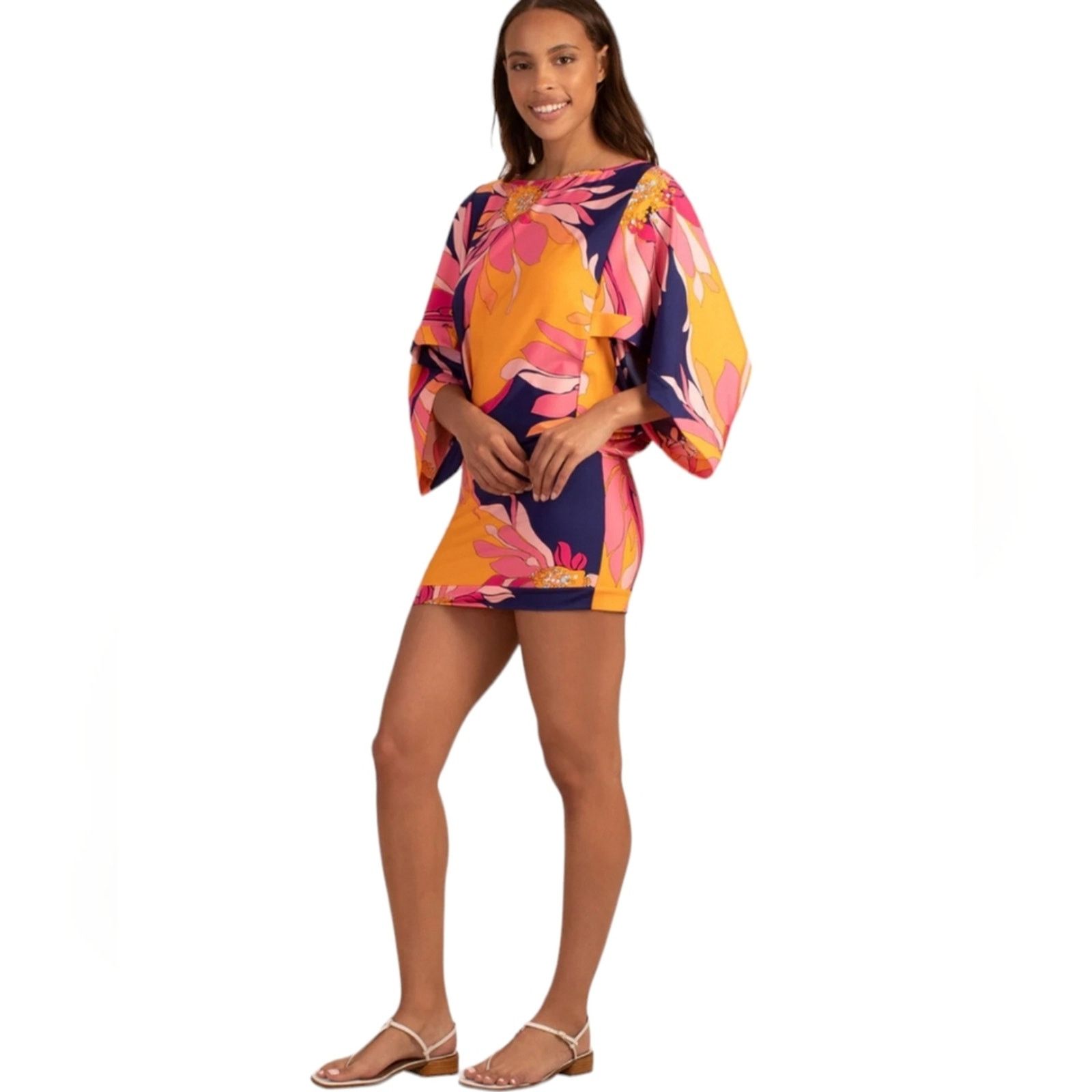 Trina Turk Trina Turk breeze swim tunic dress Floral print medium Size M / US 6-8 / IT 42-44 - 2 Thumbnail