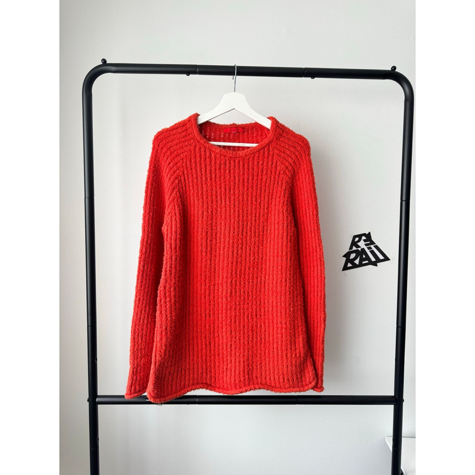 Eckhaus Latta Textured Rib Knit Sweater