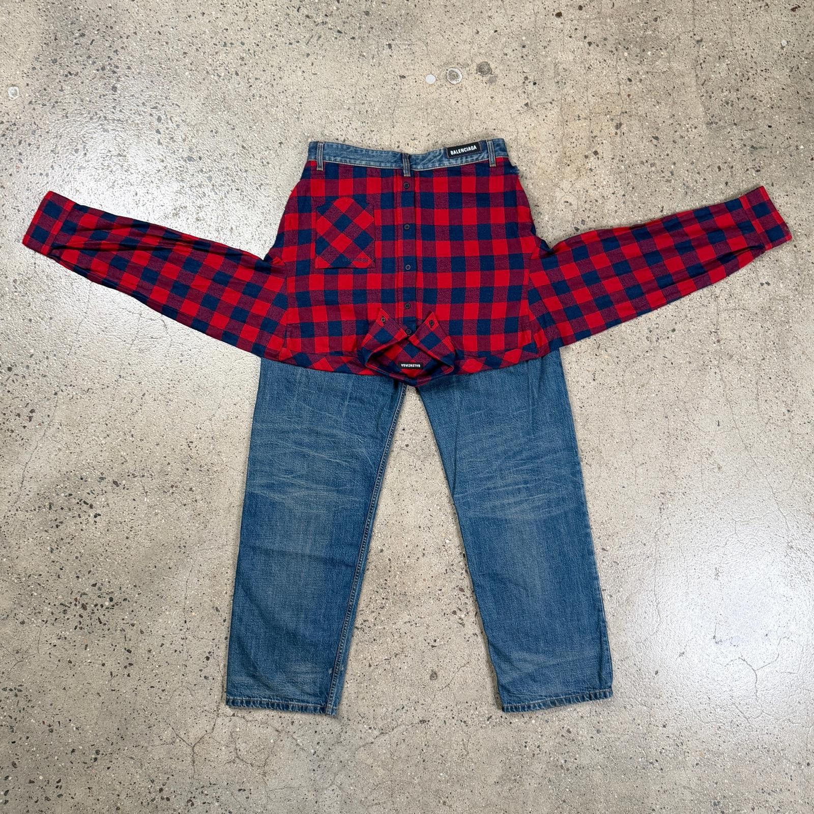 Balenciaga Flannel Jeans