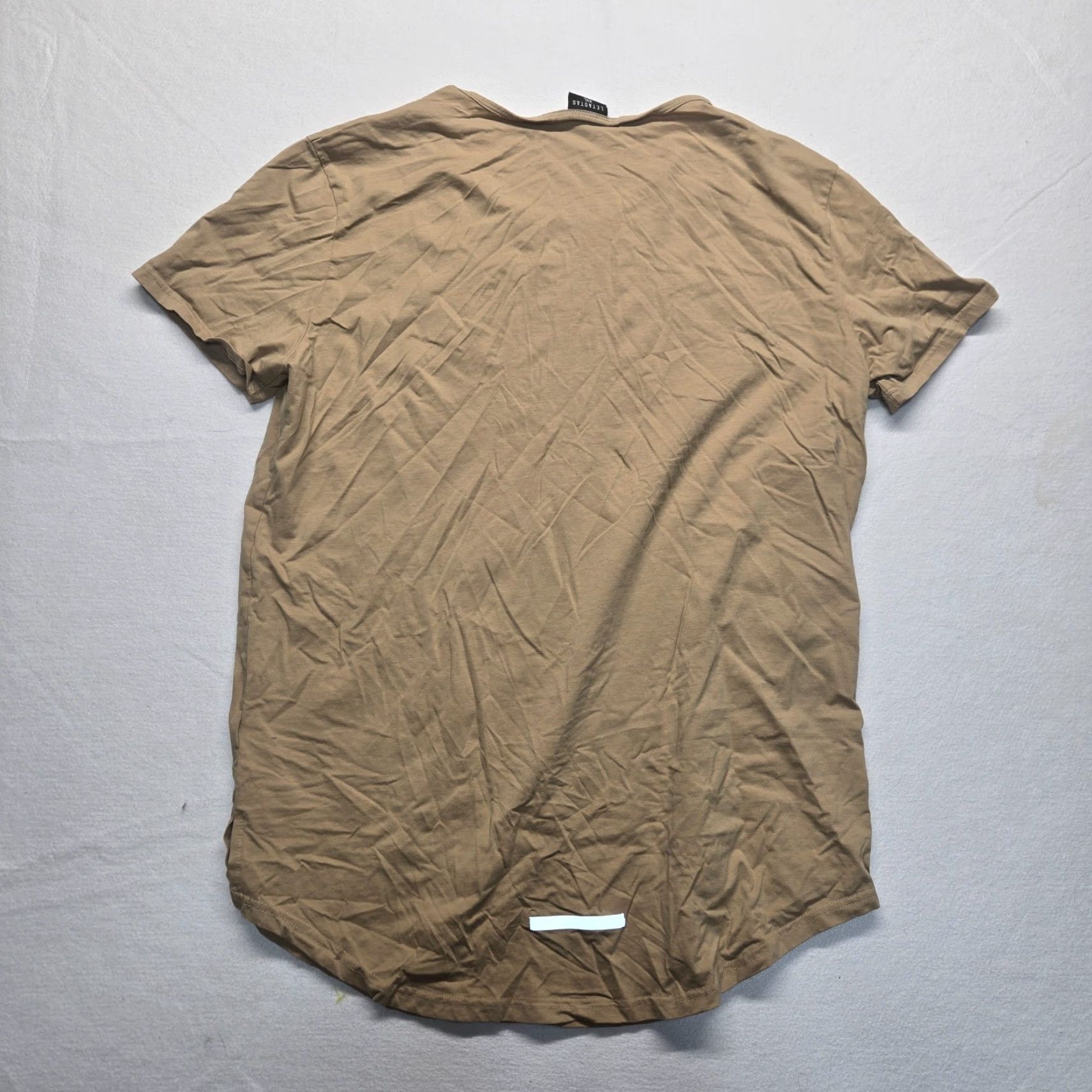 Vintage Letaotao T-Shirt Brown 2XL Regular Short Sleeve Jersey Cotton Blend Men Shirt 90s USA Fall Spring Summer Winter Easy Care Preshrunk Vintage: No Size US XXL / EU 58 / 5 - 6 Thumbnail