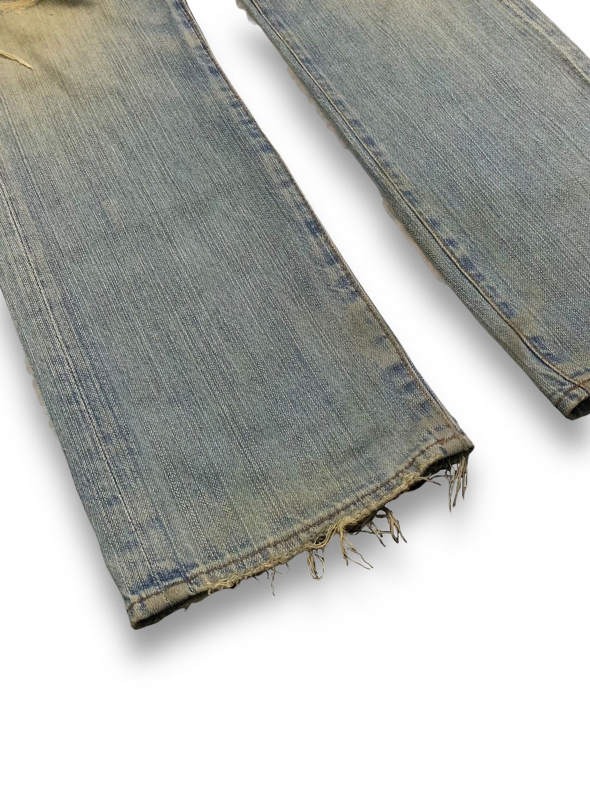 KMRii Vintage Japanese Brand Mud Wash Distressed Grunge Jeans Size US 31 - 9 Thumbnail