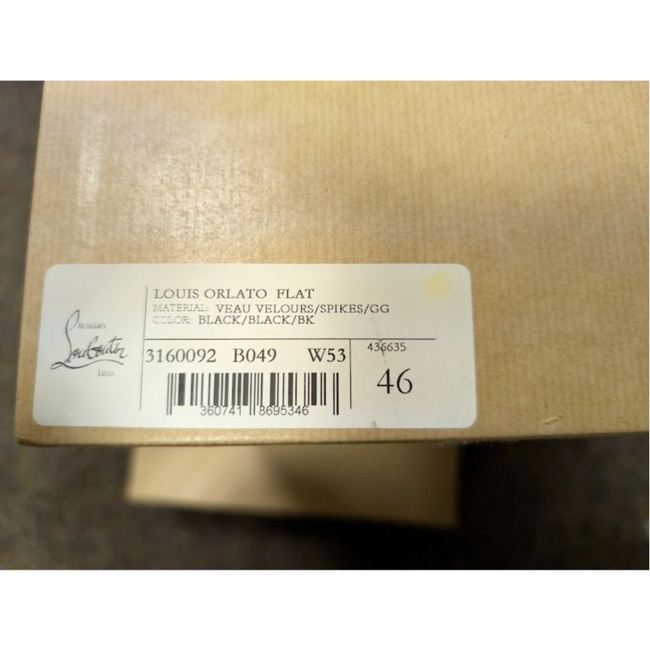 Christian Louboutin o1rshd1 Louis Orlato Flat Sneakers in Black Size US 13 / EU 46 - 24 Thumbnail