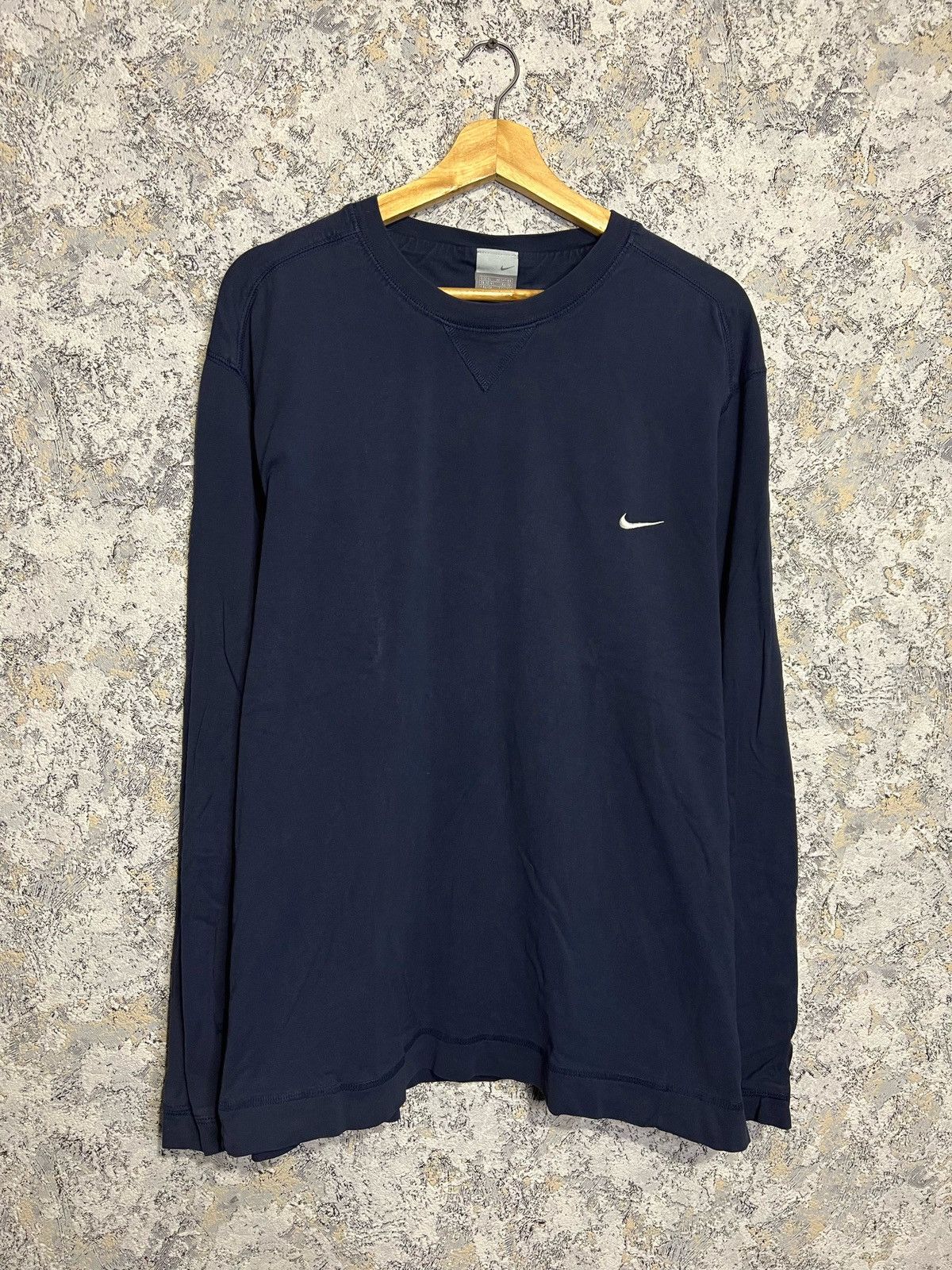 Other Vintage Nike Long Sleeve Small Swoosh Size US XL / EU 56 / 4 - 1 Thumbnail