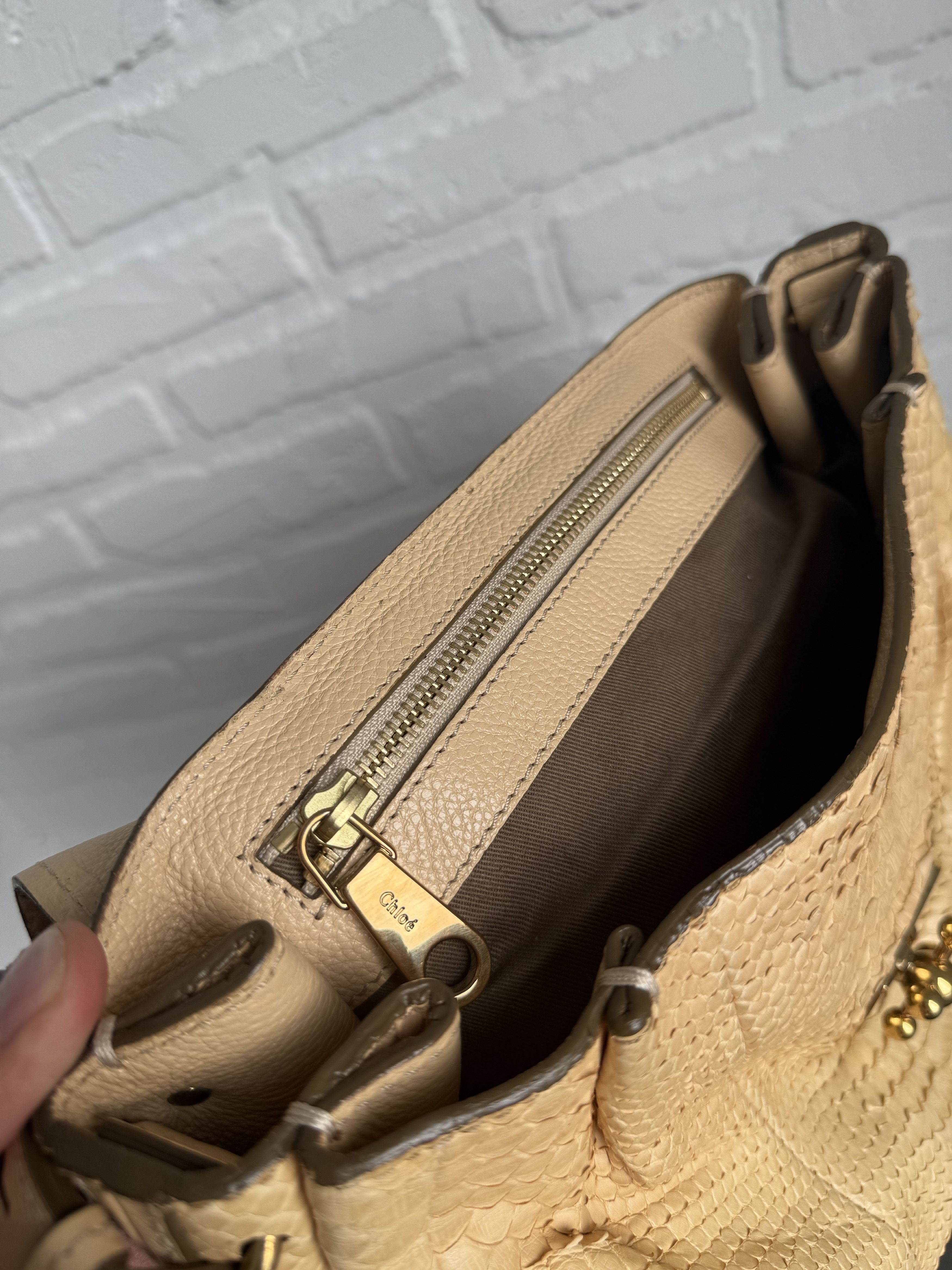 Chloe Chloe elsie python leather shoulder bag Size ONE SIZE - 9 Thumbnail