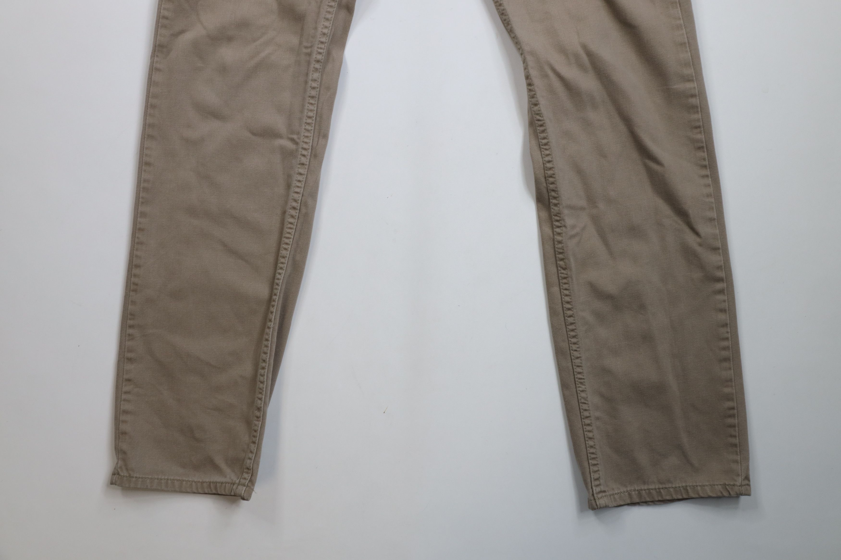 Levi's × Vintage Vintage Y2K Levis 505 Regular Straight Leg Denim Jeans Beige Size US 34 / EU 50 - 4 Thumbnail