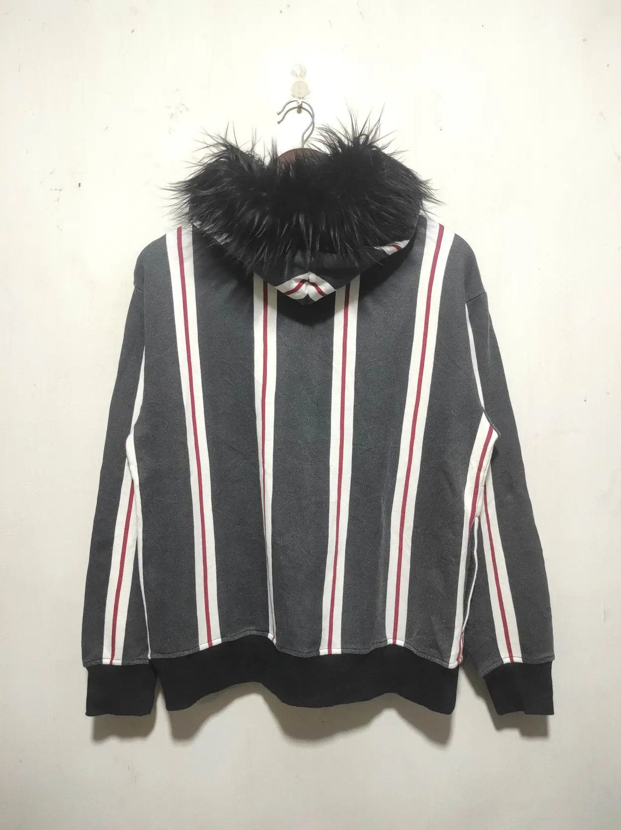 Japanese Brand Beno Stripe fur hoodie ifsix LGB style Size US M / EU 48-50 / 2 - 9 Thumbnail
