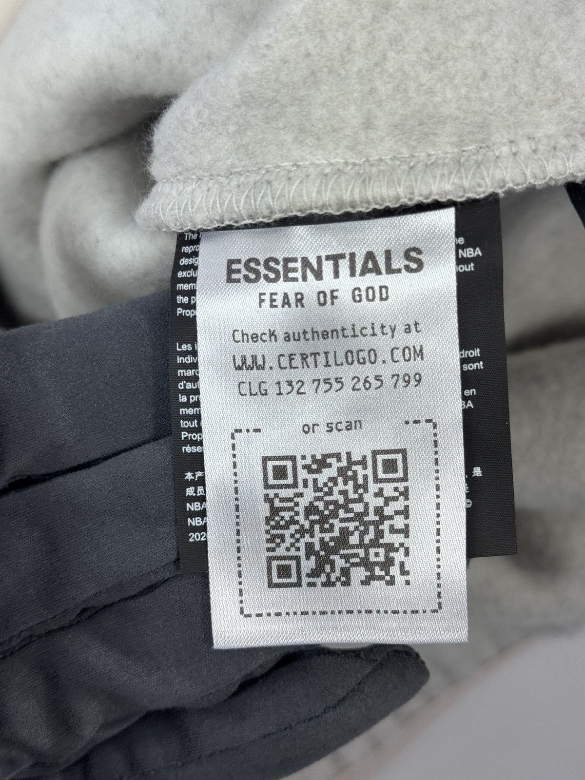 Essentials × NBA LOGO PRINT OVERSIZED HOODIE Size US L / EU 52-54 / 3 - 11 Thumbnail