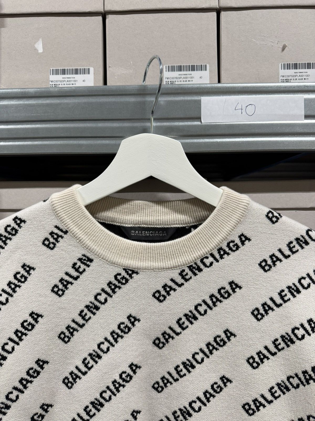Balenciaga Balenciaga All over sweater NEW 1550$ Size US XS / EU 42 / 0 - 2 Thumbnail