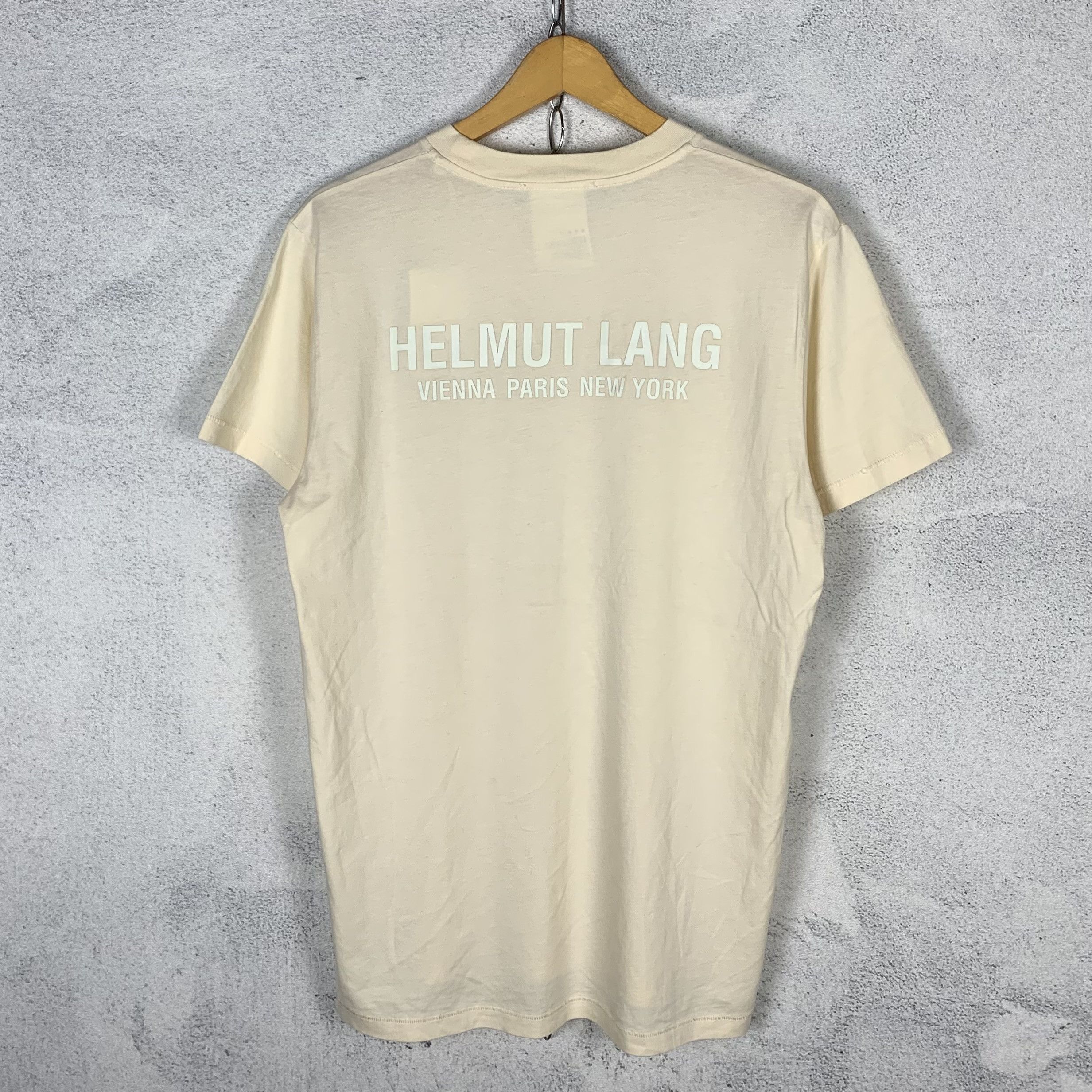 Helmut Lang Helmut Lang “Mutual Funds” Sheer Tee | Grailed