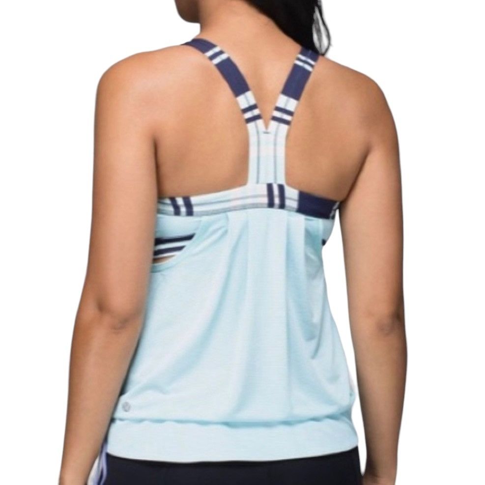 Lululemon Lululemon Athletica Rest Less aqua tank top Size M / US 6-8 / IT 42-44 - 3 Thumbnail