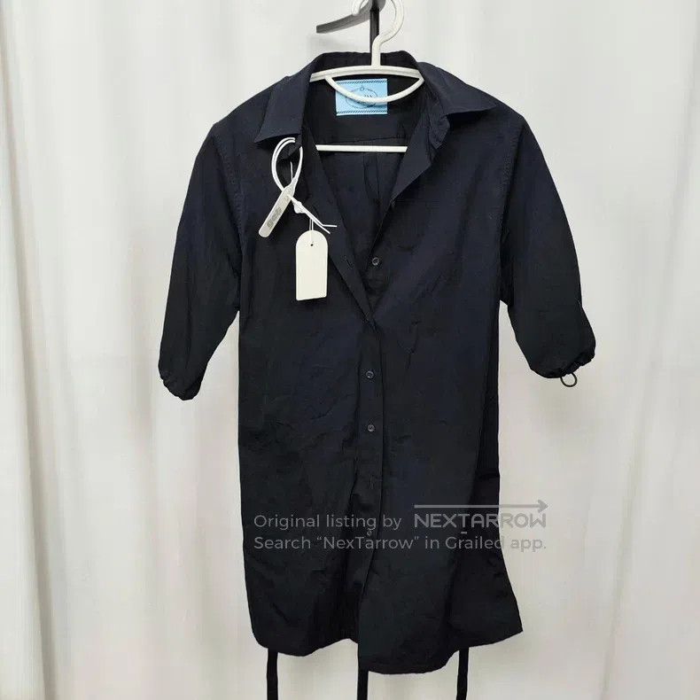 Prada Prada Pure cotton dress Size XXS / US 00 / IT 34 - 1 Thumbnail