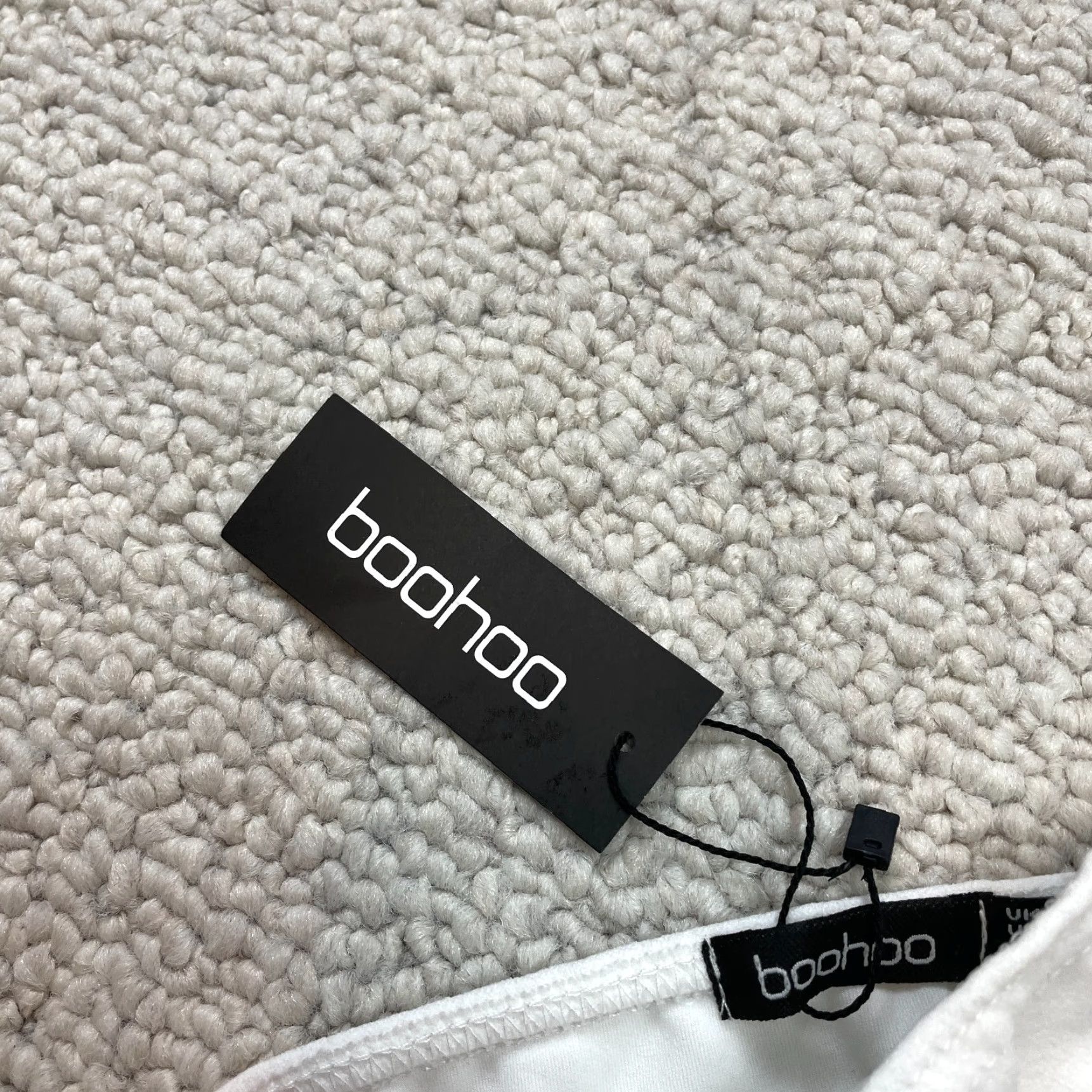 Boohoo Boohoo White Tank Womens Plus 20 Strapless Ruched Bandeau Tube Top NWT Casual Shirt Size 3XL / US 20-22 - 6 Thumbnail
