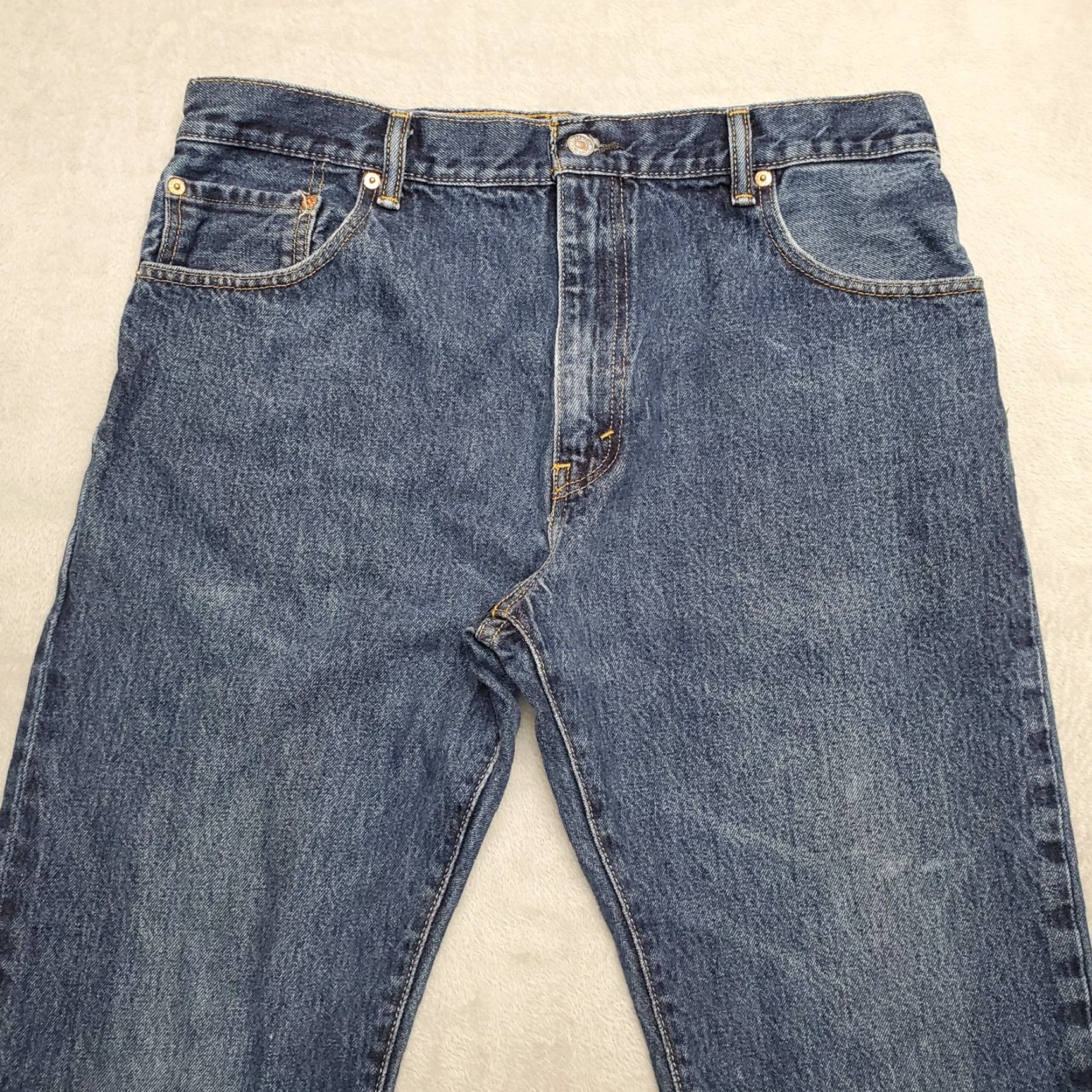 Denime Levis Jeans Men 38x30 Blue 517 Denim Bootcut Regular Fit Medium Wash Denim Pants Jeans Bootcut Regular Mens 38 Blue 517 Denim Footwear? Size US 38 / EU 54 - 2 Thumbnail