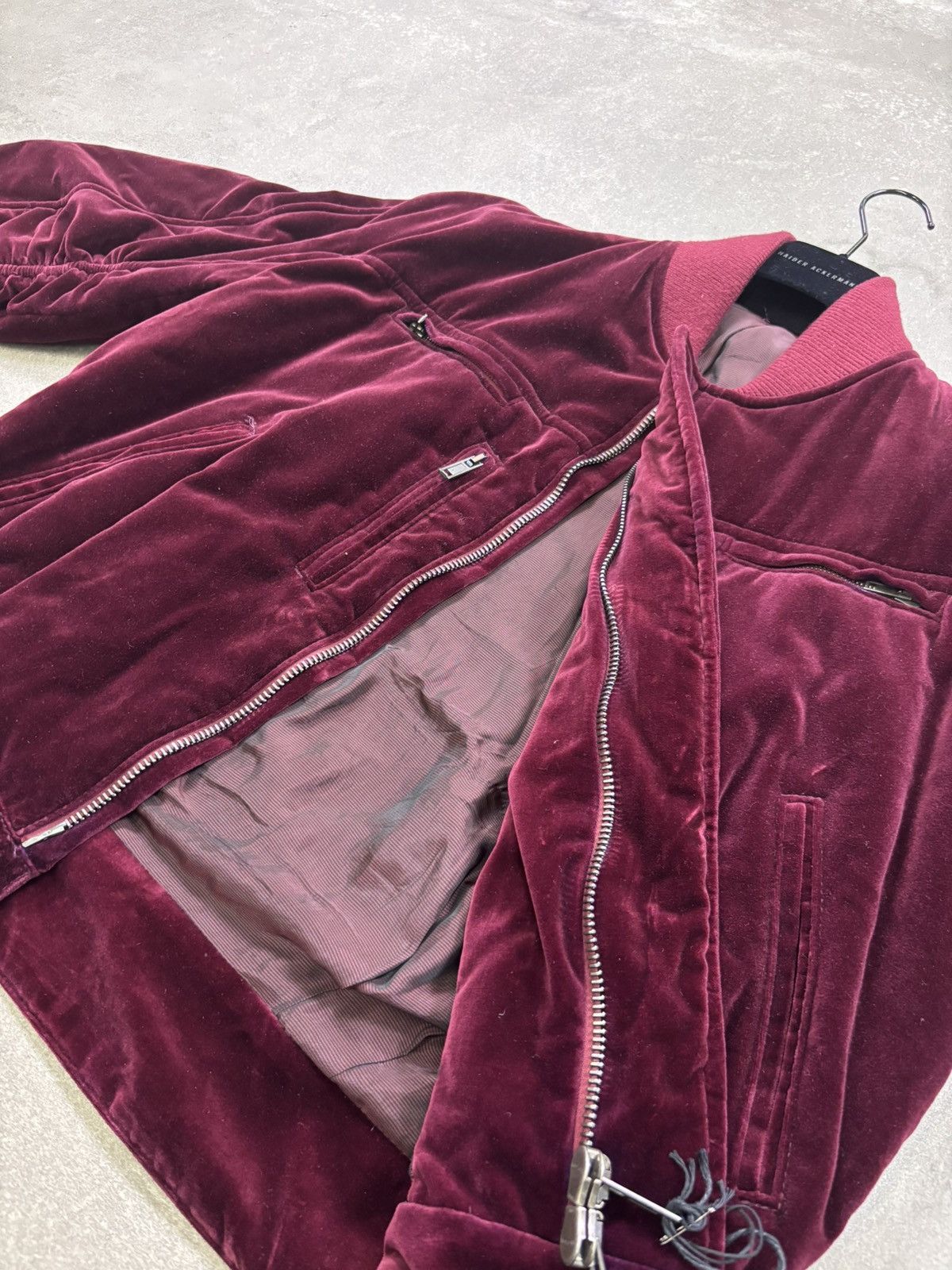 Haider Ackermann Haider Ackermann x HEAT 2021 Underground Velvet BomberJacket Size US L / EU 52-54 / 3 - 5 Thumbnail