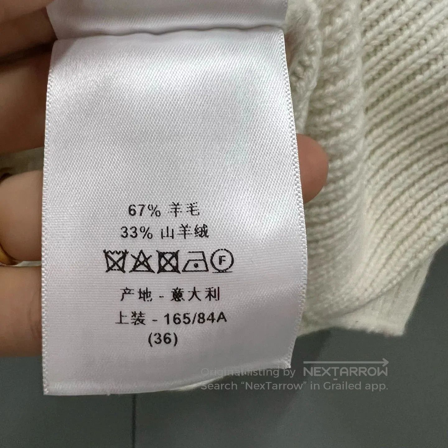 Dior Dior Colorblock Logo Cashmere Hoodie. Size XS / US 0-2 / IT 36-38 - 4 Thumbnail