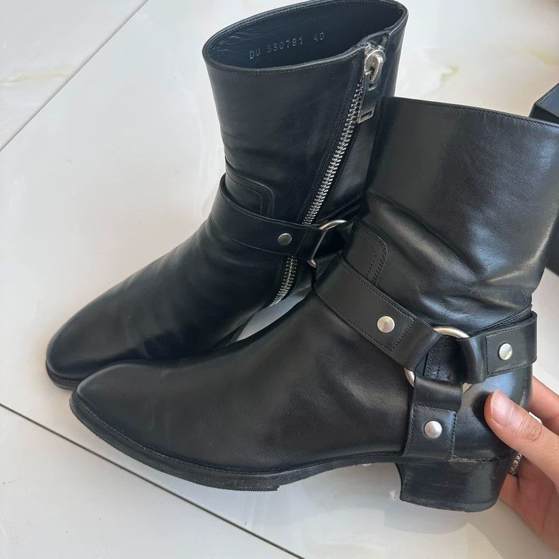 Saint Laurent Paris Saint Laurent Paris 13fw single link boots Size US 7 / EU 40 - 4 Thumbnail