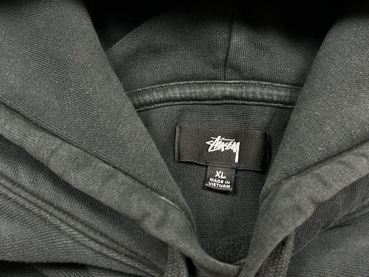 Stussy Stussy black hoodie 00s vintage washed Size US XL / EU 56 / 4 - 9 Thumbnail