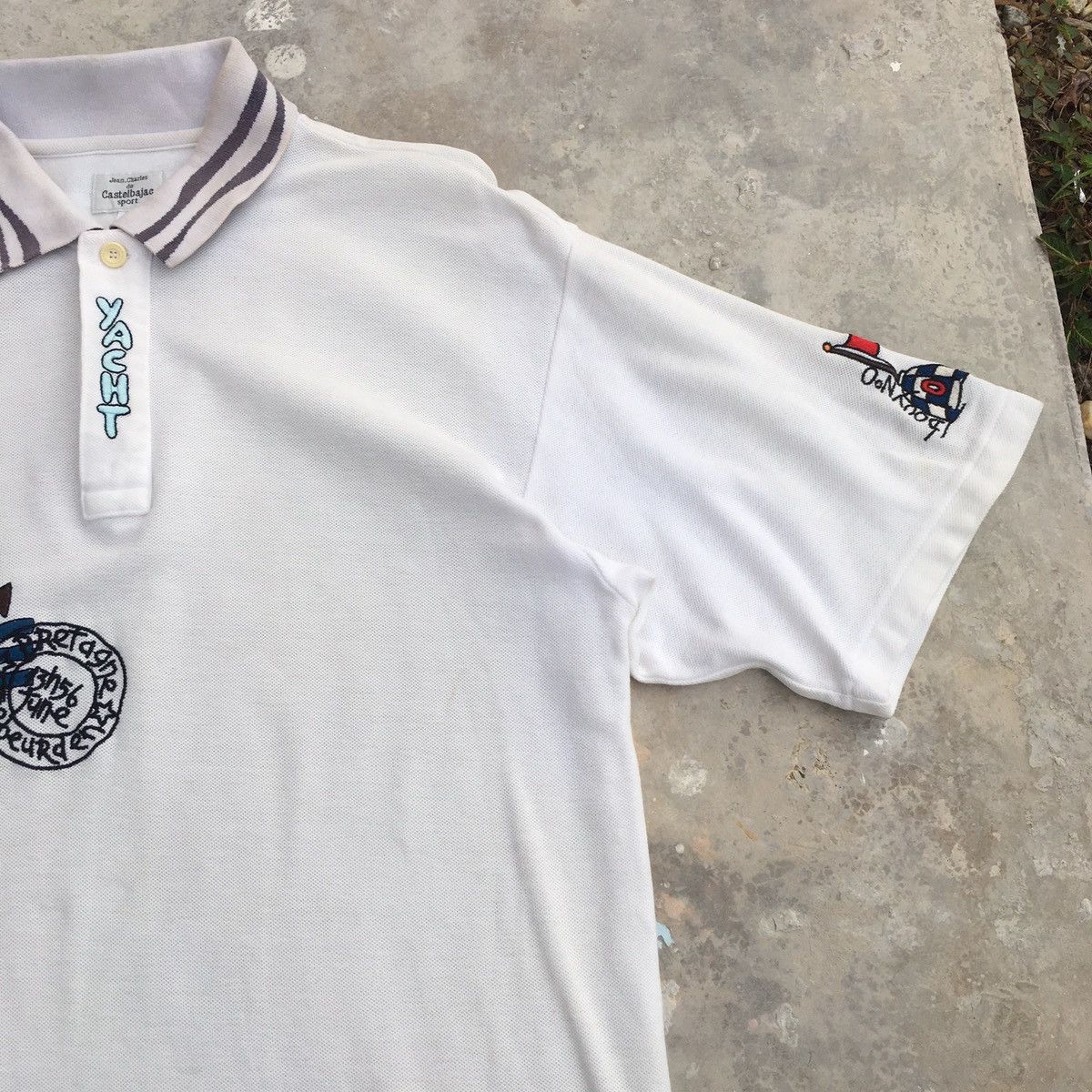 Jean Charles De Castelbajac × Vintage Vintage Jean Charles De Castlebajac Sport Polo Tee Size US M / EU 48-50 / 2 - 5 Thumbnail