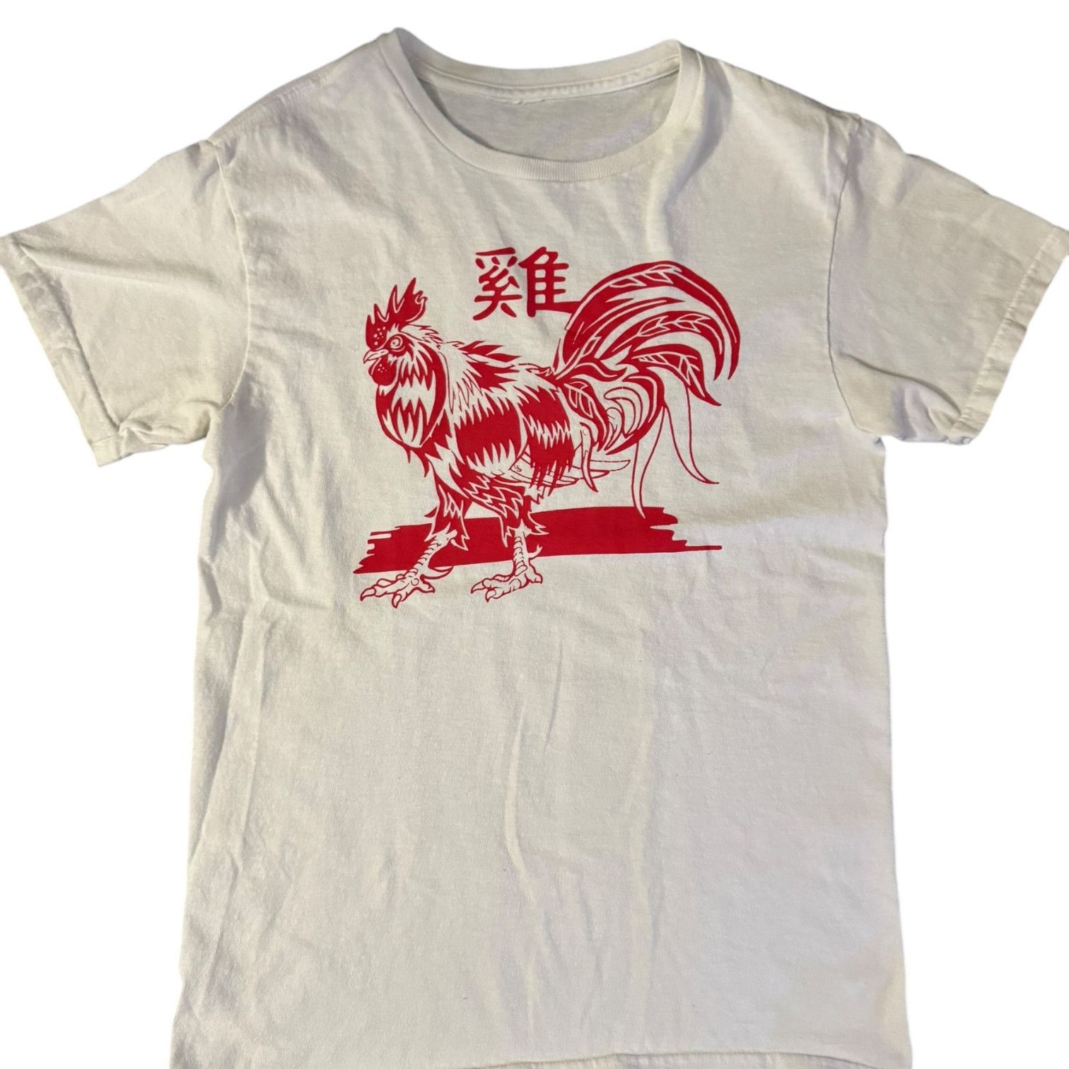 Other Red Rooster T Shirt Humorous White with Red Graphic Small Size US S / EU 44-46 / 1 - 1 Thumbnail
