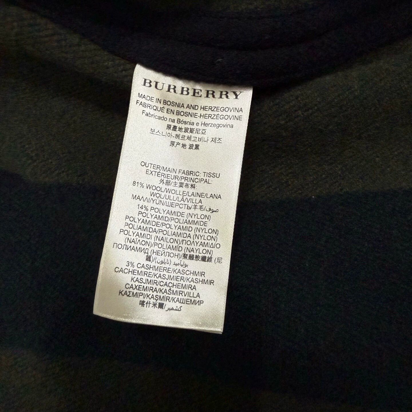 Burberry Burberry color block check wool robe coat S 99 new Size S / US 4 / IT 40 - 4 Thumbnail