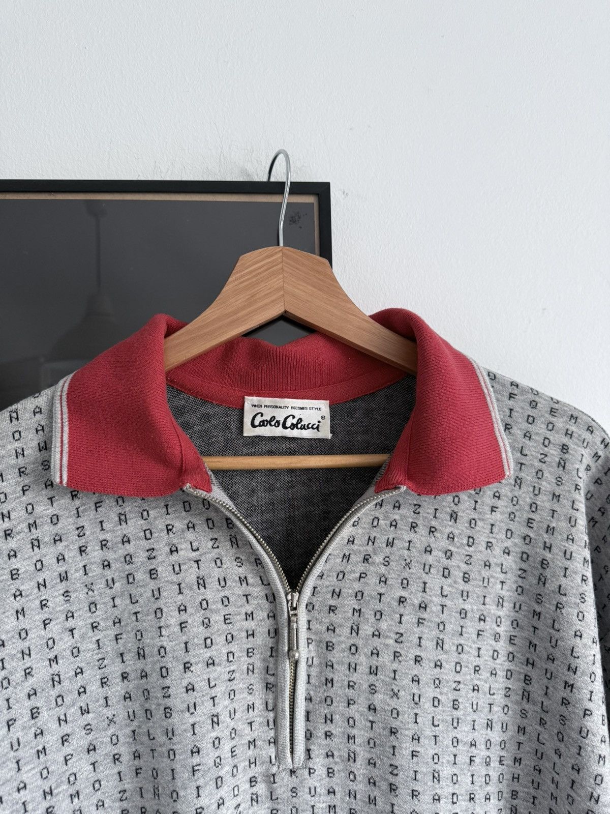 Carlo Colucci Carlo Colucci Vintage ZIP Polo t shirt Size US L / EU 52-54 / 3 - 2 Thumbnail
