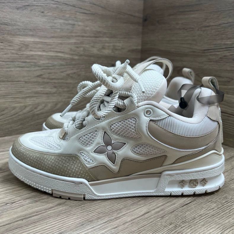 Louis Vuitton Louis Vuitton Skate White and Grey Bread Board Shoes Size US 8.5 / EU 41-42 - 1 Thumbnail