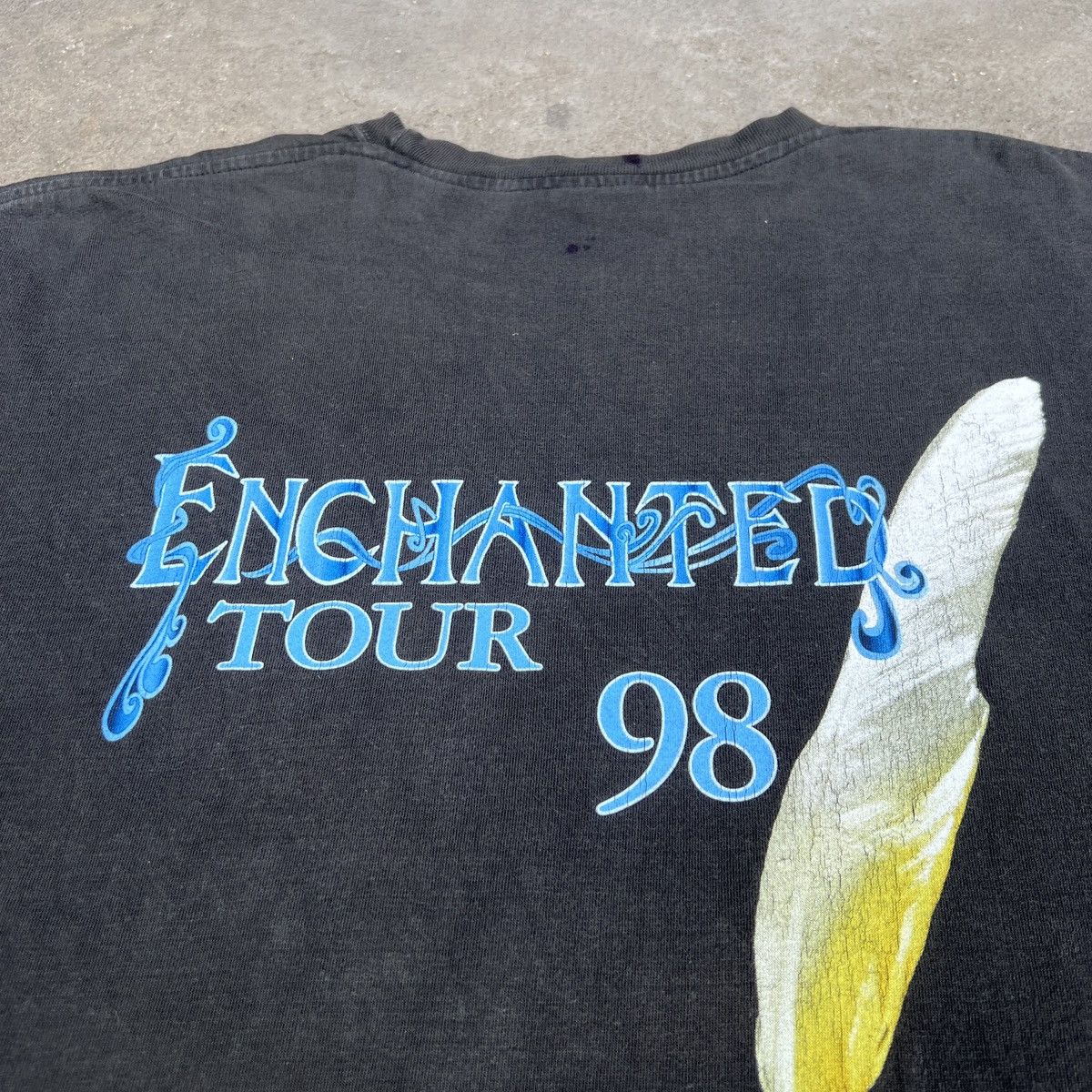 Band Tees Vintage 90s Stevie Nicks Enchanted Tour Promo Tee XL Faded Size US XL / EU 56 / 4 - 10 Thumbnail