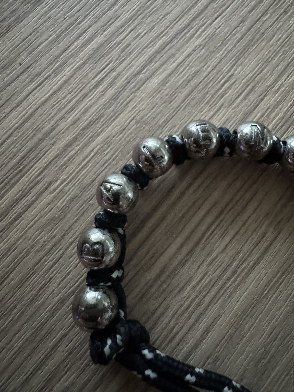 Balenciaga Balenciaga Malibu Ball Bracelet Silver/Black Size ONE SIZE - 3 Thumbnail