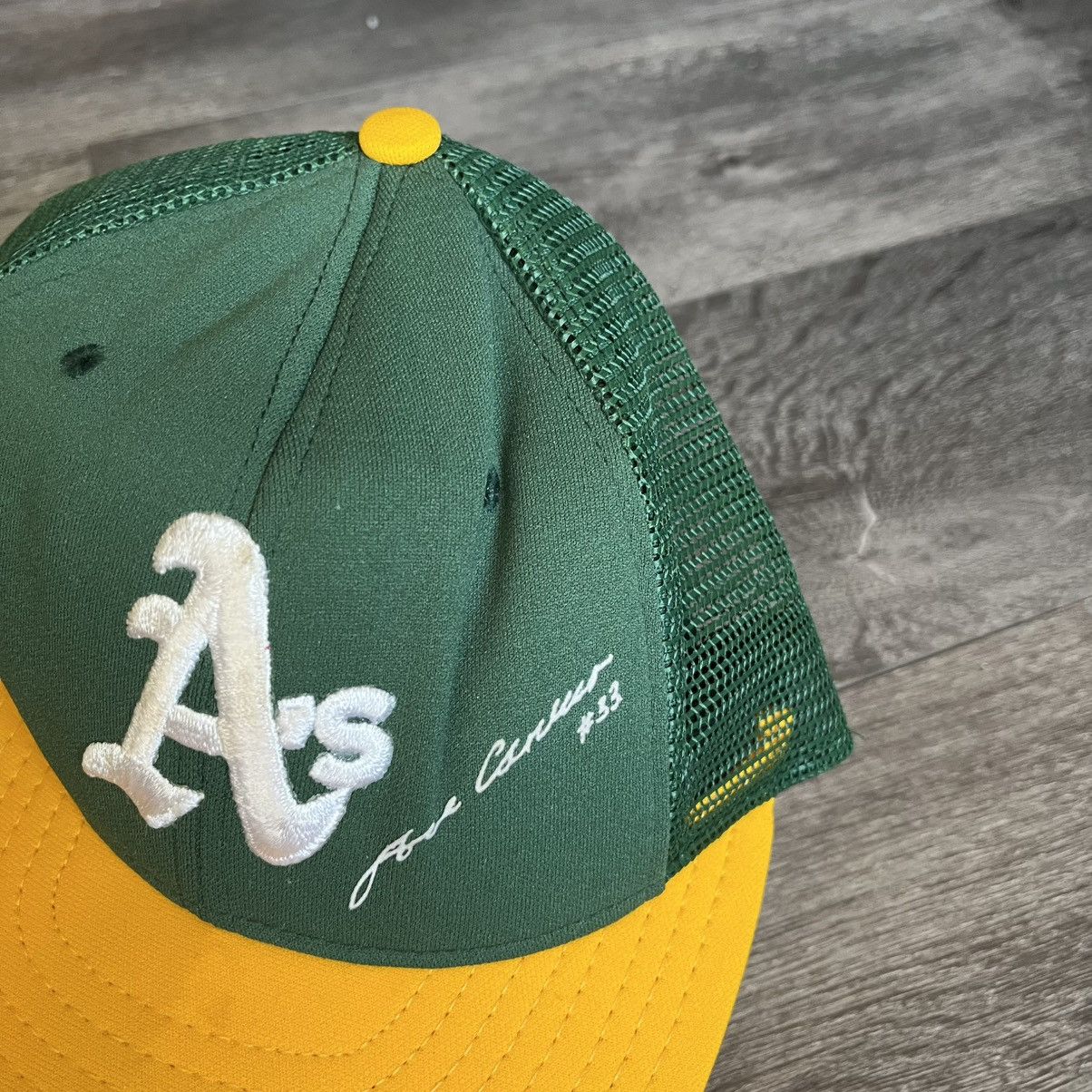 MLB Vintage AJD MLB Oakland Athletics Jose Canseco Signature Hat Size ONE SIZE - 9 Thumbnail