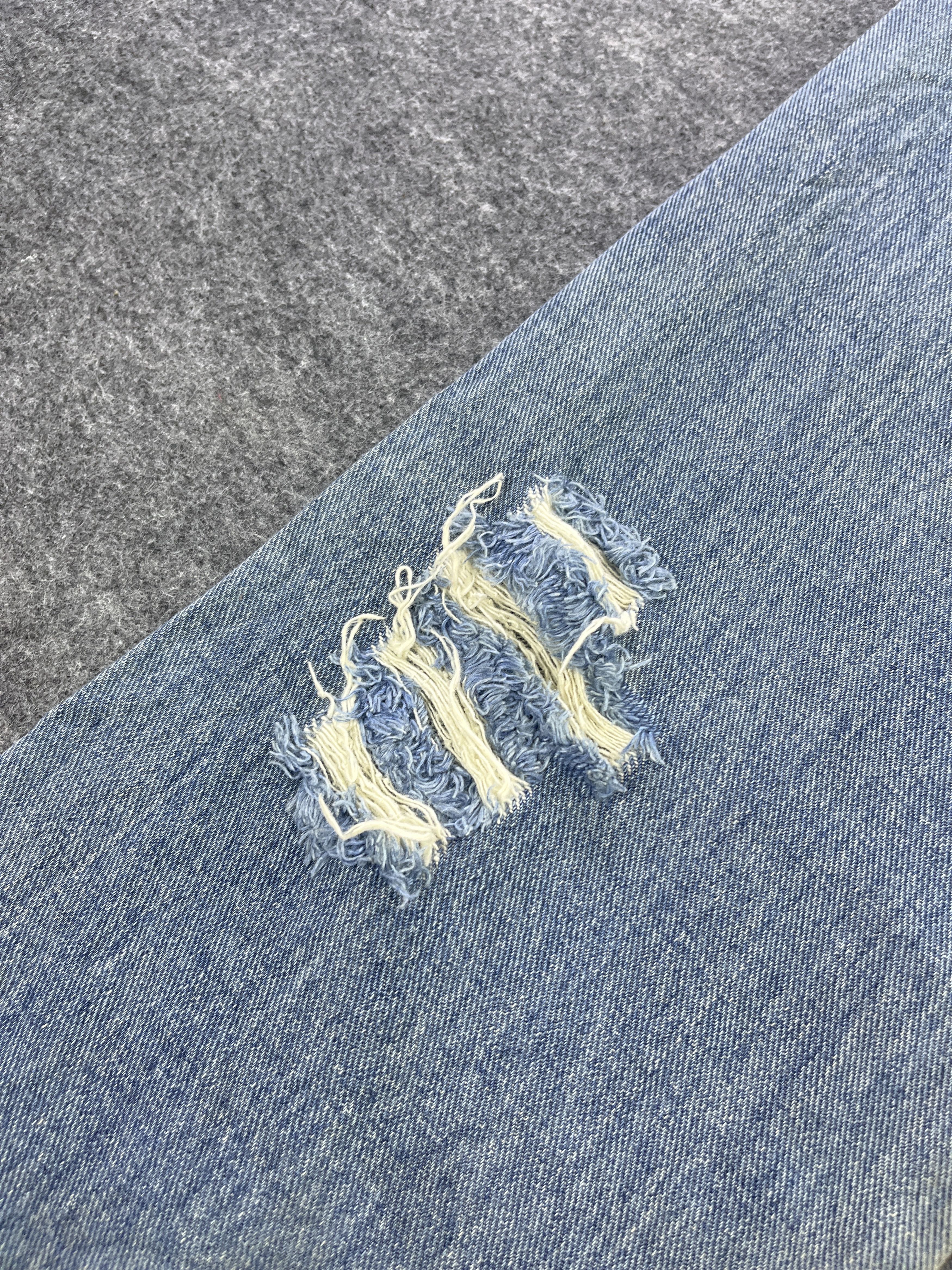 Japanese Brand Hard Edge Patchwork Jeans - J965 Size US 30 / EU 46 - 16 Thumbnail