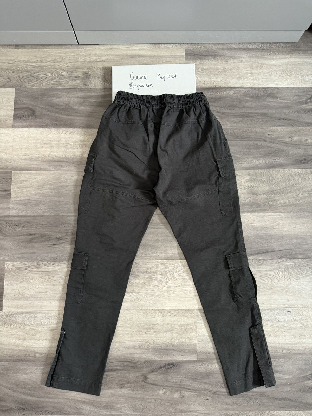 Richie Le Collection Richie Le Black Cargo Pant Size Small Size US 30 / EU 46 - 4 Thumbnail