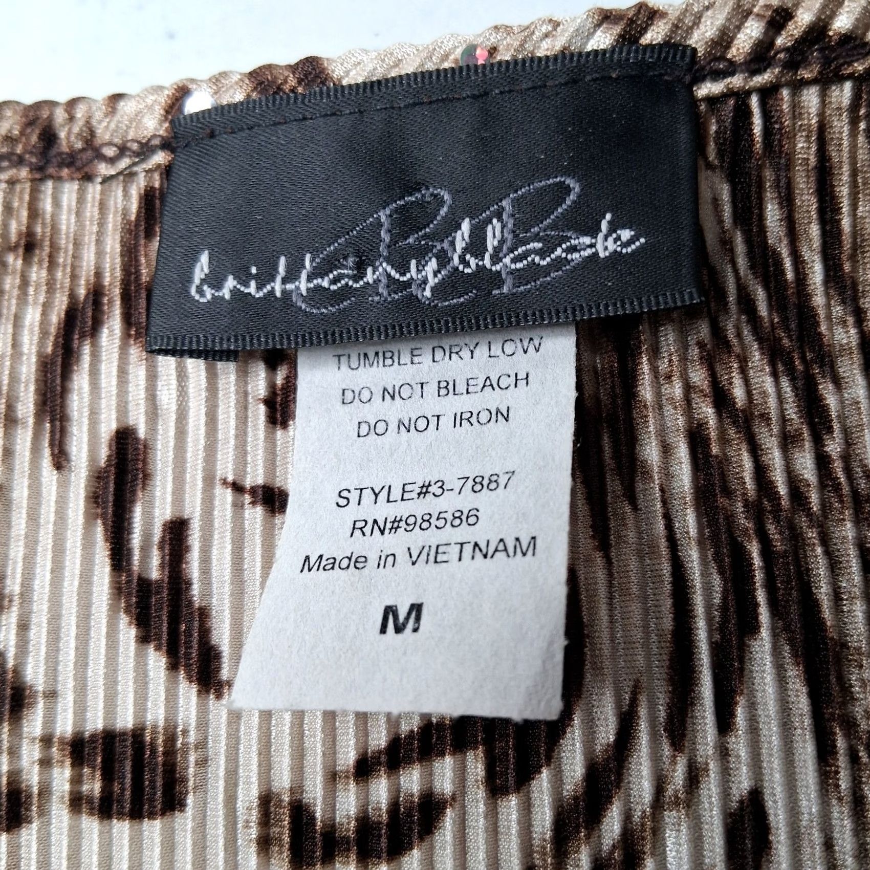 Vintage VINTAGE Brittany Black Shirt M Cat Print Sleeveless Ribbed Mirrored Flutter Size M / US 6-8 / IT 42-44 - 7 Thumbnail