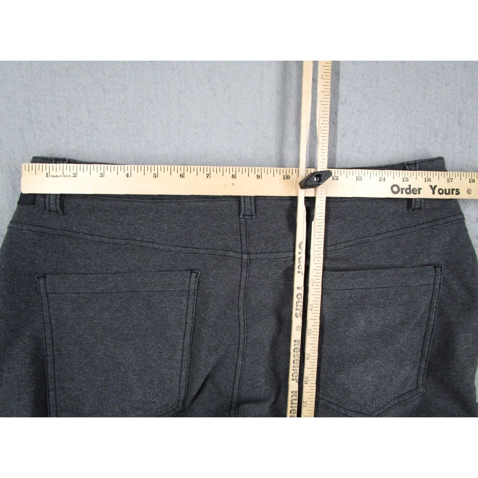 Lululemon Lululemon Pants Mens Slim Fit 5 Pocket Gray ABC Knit 33 Regular Size Casual Trousers Size US 34 / EU 50 - 5 Thumbnail